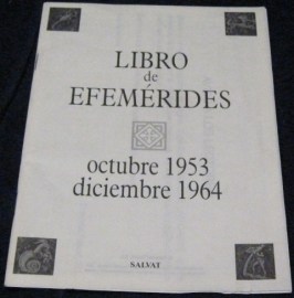 LIBRO EFEMERIDES 1953 1964